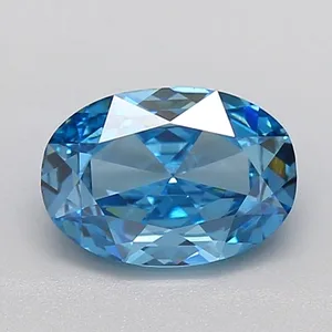 1.12ct OVAL Fancy Vivid Blue VS1 Coloured Lab diamond
