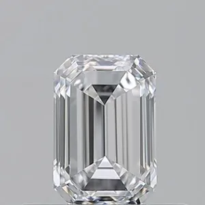 0.51ct EMERALD D VVS1 Natural diamond