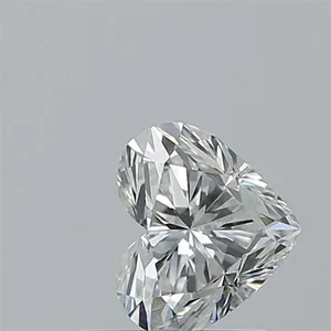 0.7ct HEART E VVS2 Natural diamond