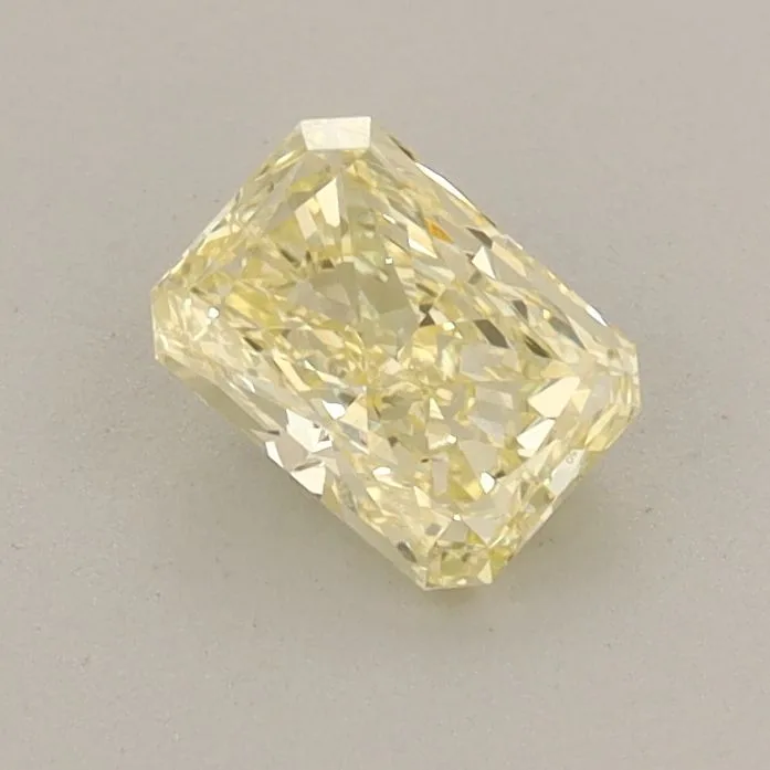 0.56ct RADIANT Fancy Yellow VS1 Coloured Lab diamond