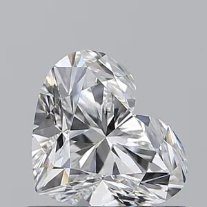 0.7ct HEART E VVS2 Natural diamond