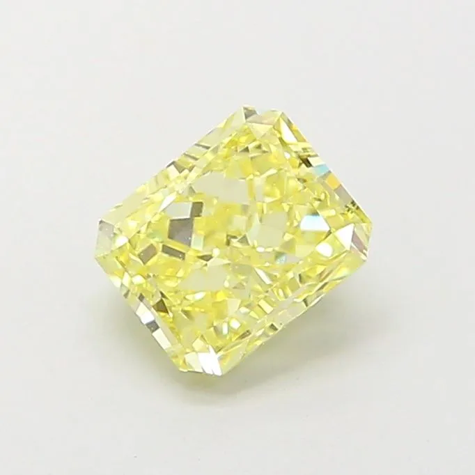 1.17ct RADIANT Fancy Intense Yellow VVS2 Coloured Lab diamond
