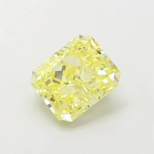 1.17ct RADIANT Fancy Intense Yellow VVS2 Coloured Lab diamond