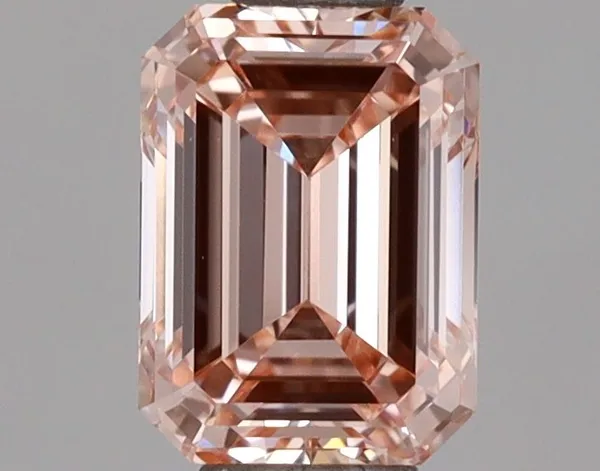 1ct EMERALD Fancy Intense Pink VS1 Coloured Lab diamond