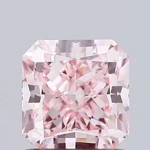 1.2ct RADIANT Fancy Vivid Pink VVS2 Coloured Lab diamond