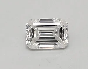 0.51ct EMERALD D VVS2 Lab diamond