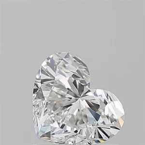 0.91ct HEART F VVS2 Natural diamond