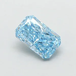 1.01ct RADIANT Fancy Vivid Blue VS2 Coloured Lab diamond
