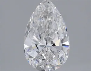 0.97ct PEAR Fancy Vivid Blue VS1 Coloured Lab diamond