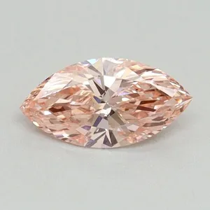 0.42ct MARQUISE Fancy Vivid Pink VS2 Coloured Lab diamond