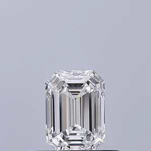 0.43ct EMERALD F VVS2 Natural diamond