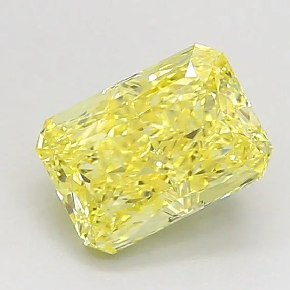 1.20ct RADIANT Fancy Vivid Yellow VS1 Coloured Lab diamond