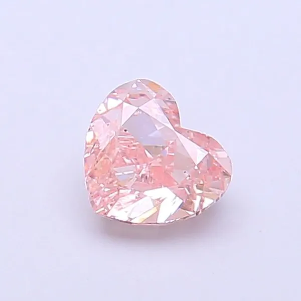 0.31ct HEART Fancy Vivid Pink VS1 Coloured Lab diamond