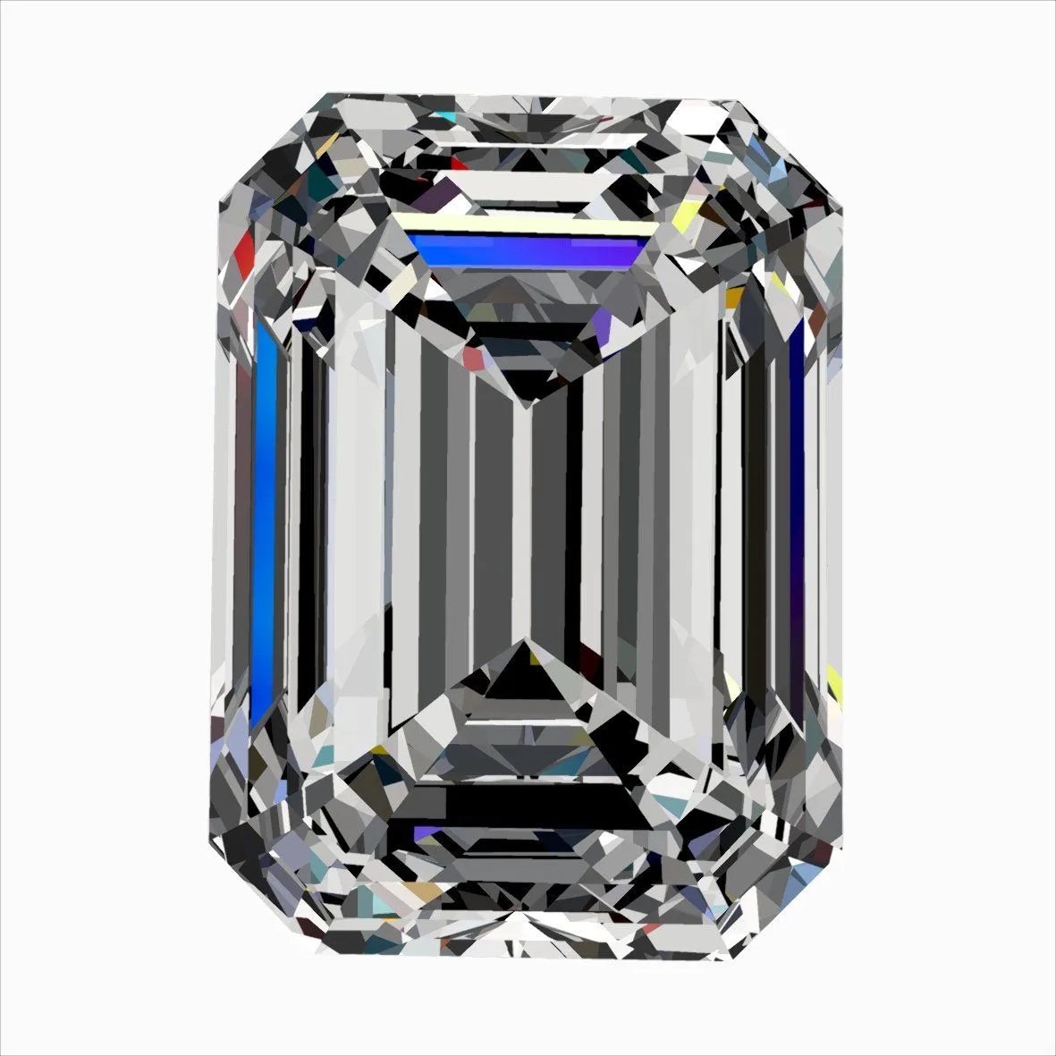 0.35ct EMERALD D VS1 Natural diamond