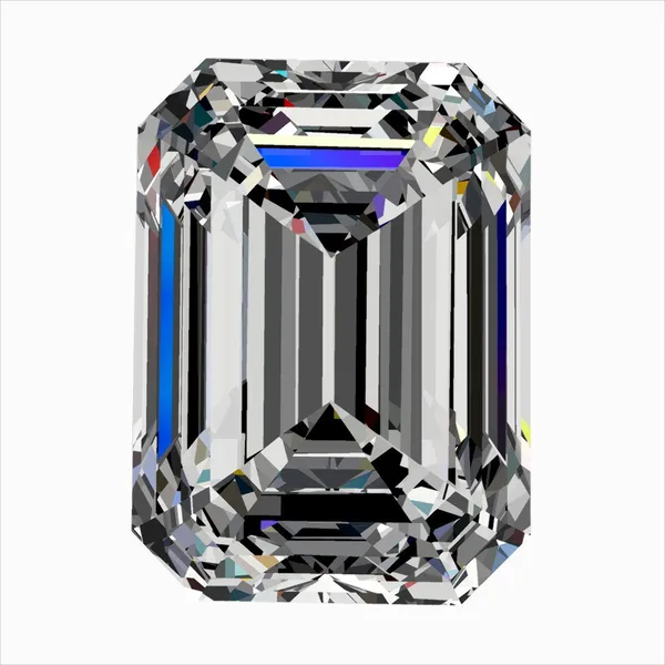 0.35ct EMERALD D VS1 Natural diamond