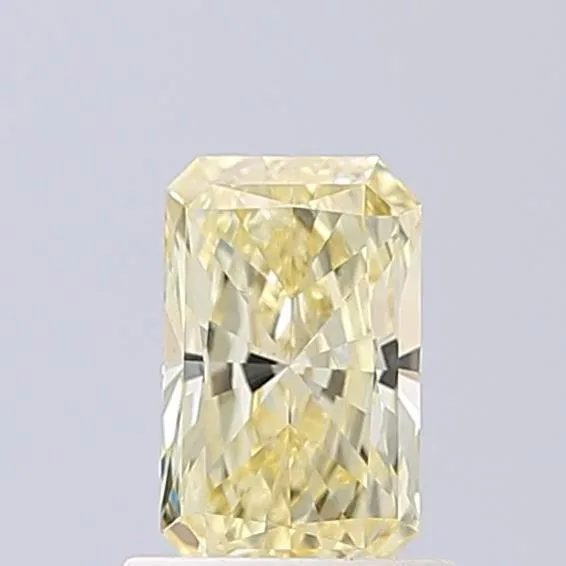0.87ct RADIANT Fancy Yellow VVS2 Coloured Lab diamond