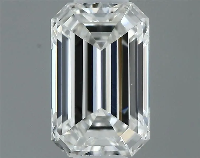 0.40ct EMERALD F VVS2 Natural diamond