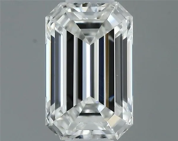 0.4ct EMERALD F VVS2 Natural diamond