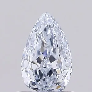 0.37ct PEAR Fancy Light Blue VS2 Coloured Lab diamond