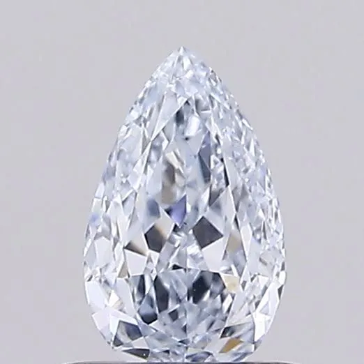 0.37ct PEAR Fancy Light Blue VS2 Coloured Lab diamond