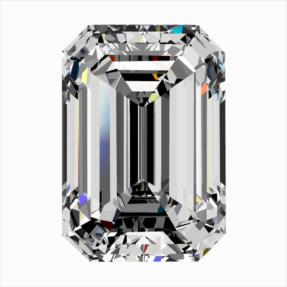 0.35ct EMERALD E VVS1 Natural diamond