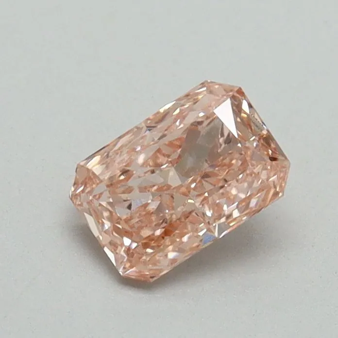 0.54ct RADIANT Fancy Intense Pink VVS2 Coloured Lab diamond