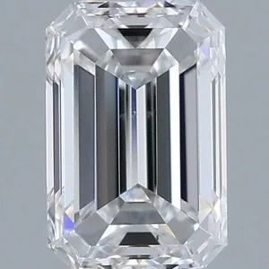 0.5ct EMERALD D VS2 Natural diamond
