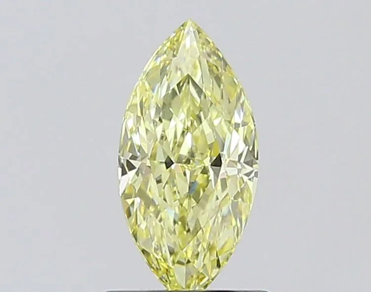 1.05ct MARQUISE Fancy Yellow VVS2 Coloured Lab diamond