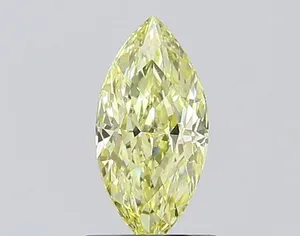 1.05ct MARQUISE Fancy Yellow VVS2 Coloured Lab diamond