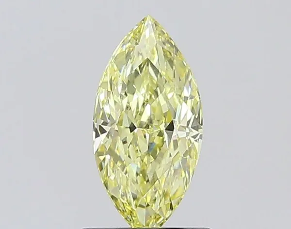 1.05ct MARQUISE Fancy Yellow VVS2 Coloured Lab diamond