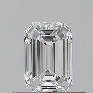 0.51ct EMERALD F VVS1 Natural diamond