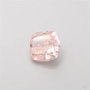 0.93ct CUSHION Fancy Intense Pink VS1 Coloured Lab diamond