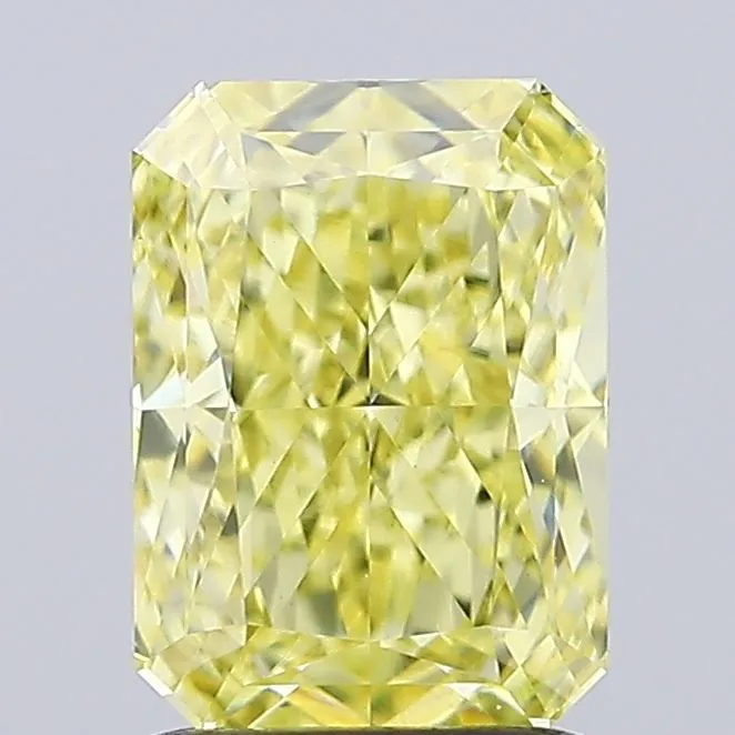 1.15ct RADIANT Fancy Intense Yellow VS1 Coloured Lab diamond