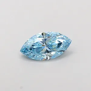 1.01ct MARQUISE Fancy Vivid Blue VS1 Coloured Lab diamond