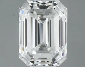 0.4ct EMERALD F VS1 Natural diamond
