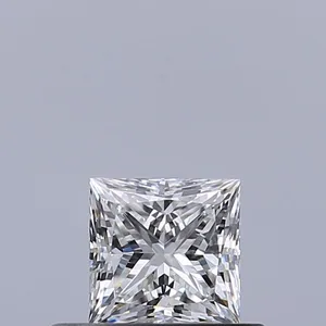 0.41ct PRINCESS D VVS1 Natural diamond
