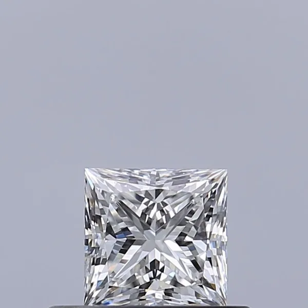 0.41ct PRINCESS D VVS1 Natural diamond