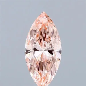 1.27ct MARQUISE Fancy Intense Pink SI2 Coloured Lab diamond