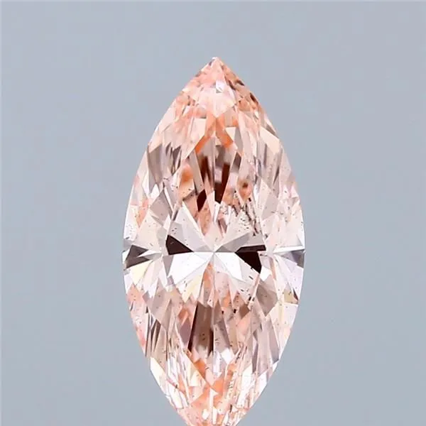 1.27ct MARQUISE Fancy Intense Pink SI2 Coloured Lab diamond