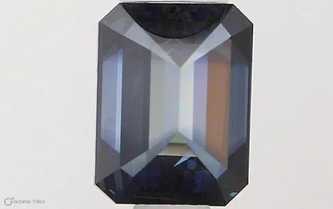 0.7ct EMERALD Fancy Deep Blue SI1 Coloured Lab diamond