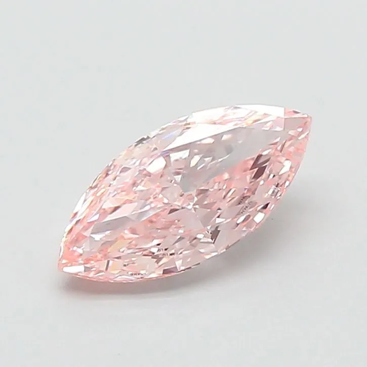 1.03ct MARQUISE Fancy Intense Pink VVS2 Coloured Lab diamond