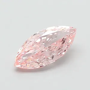 1.03ct MARQUISE Fancy Intense Pink VVS2 Coloured Lab diamond