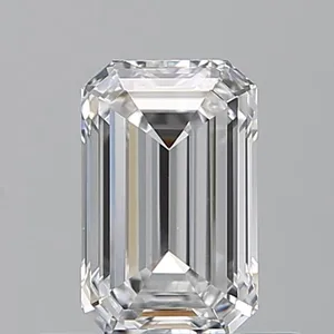 0.65ct EMERALD D VS2 Natural diamond