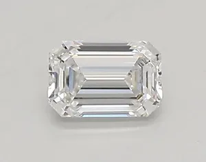 0.38ct EMERALD D VVS2 Lab diamond