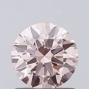 0.5ct ROUND Fancy Pink VVS2 Coloured Lab diamond