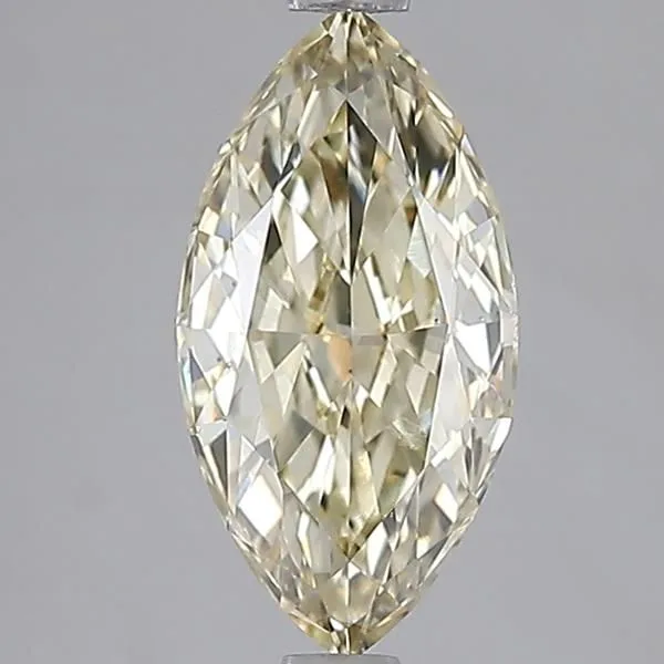 2.09ct MARQUISE Fancy Light Yellow VS1 Coloured Lab diamond