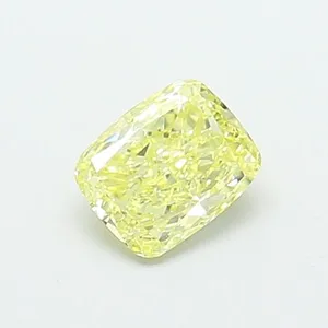 0.5ct RADIANT Fancy Yellow VS1 Coloured Lab diamond