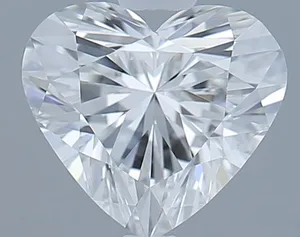 0.53ct HEART F VVS1 Natural diamond