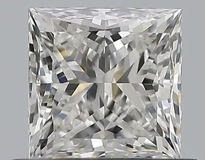 0.71ct PRINCESS G VVS1 Natural diamond