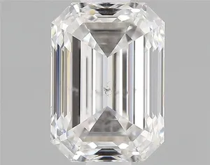 0.69ct EMERALD F SI1 Natural diamond
